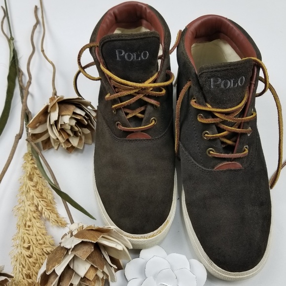 Polo Ralph Lauren Other - Polo Brown Zale chukka Leather Suede 9D boot